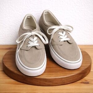 Polo Ralph Lauren Faxon X Canvas Sneakers Men's 8 Khaki Tan‎ Casual Low Top